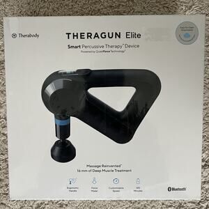 Theragun Elite Percussive Therapy Massage Device - Black Factory Sealed